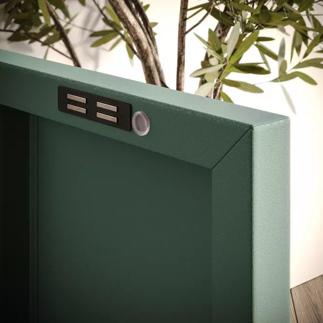 Skriňa Kovová Flavio Modern Sea Green,10
