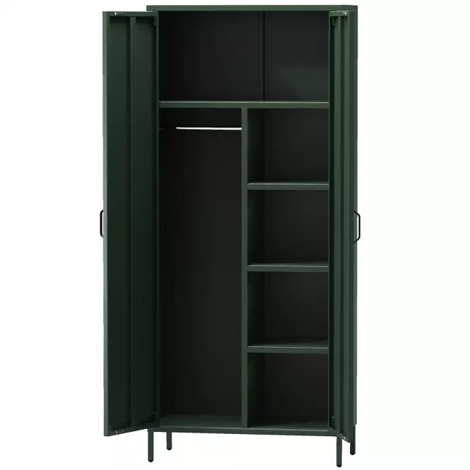Skriňa Kovová Flavio Modern Bottle Green,4