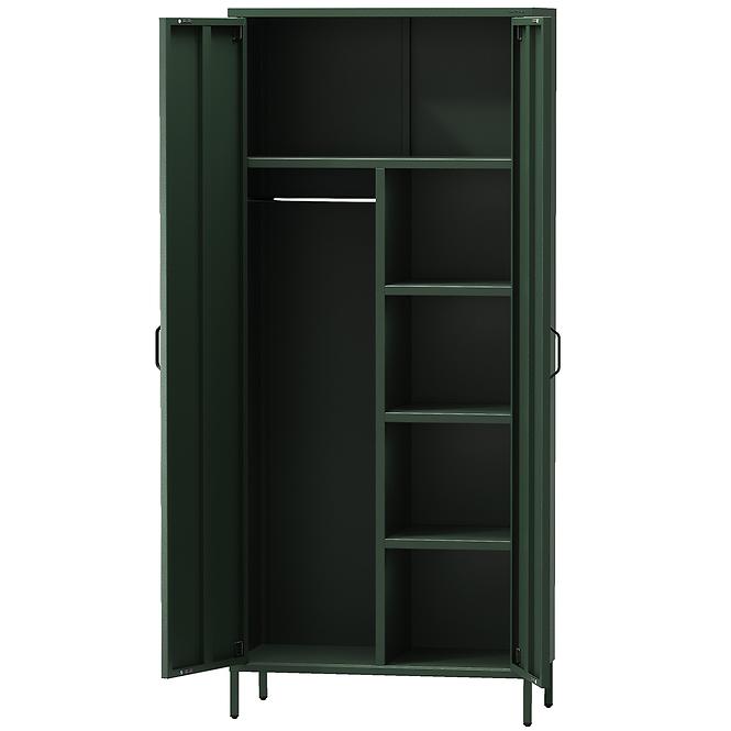 Skriňa Kovová Flavio Modern Bottle Green,4