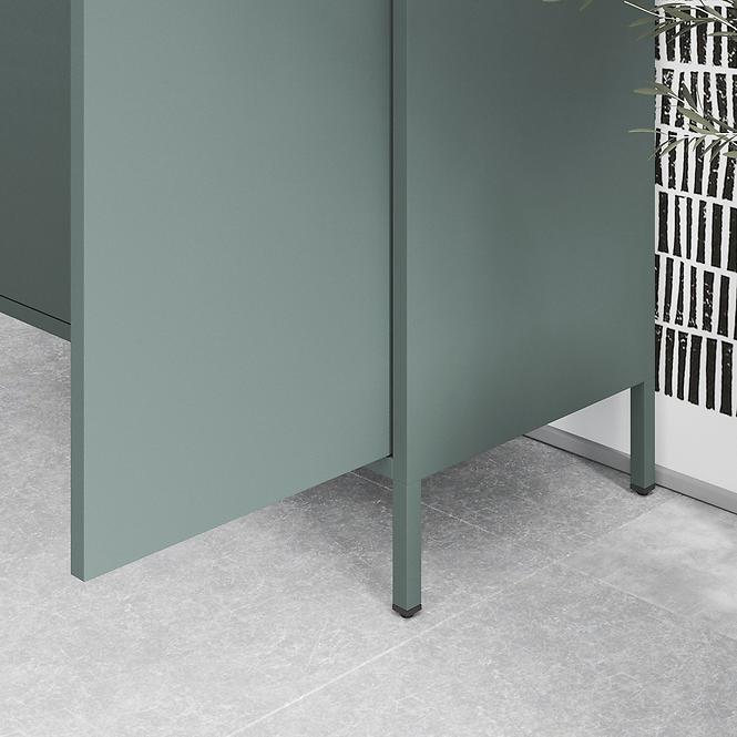 Skriňa Kovová Flavio Modern Bottle Green,7