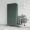 Skriňa Kovová Flavio Modern Bottle Green,8