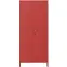 Kovová skriňa Flavio 80 cm – tmavomodrá, dvojdverová,3
