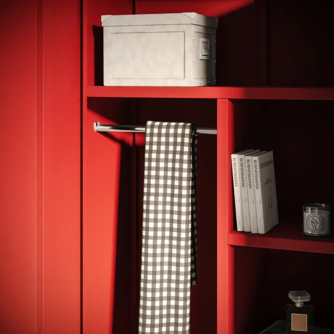 Kovová skriňa Flavio 80 cm – tmavomodrá, dvojdverová,7