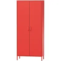Skriňa Kovová Flavio Modern Red