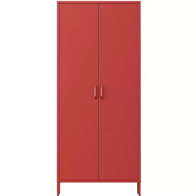 Skriňa Kovová Flavio Modern Red,3
