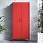 Skriňa Kovová Flavio Modern Red,5