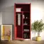 Skriňa Kovová Flavio Modern Red,6