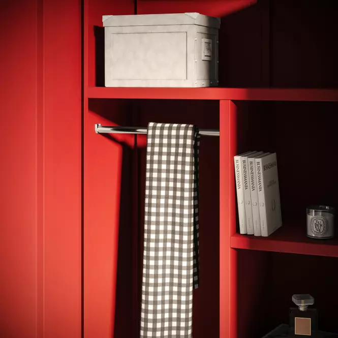 Skriňa Kovová Flavio Modern Red,7