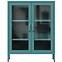 Vitrína Kovová Gina Modern Sea Green,3