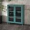 Vitrína Kovová Gina Modern Sea Green,5
