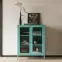 Vitrína Kovová Gina Modern Sea Green,6