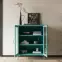 Vitrína Kovová Gina Modern Sea Green,7