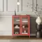 Vitrína Kovová Gina Modern Red,6