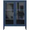 Vitrína Kovová Gina Modern Dark Blue,3