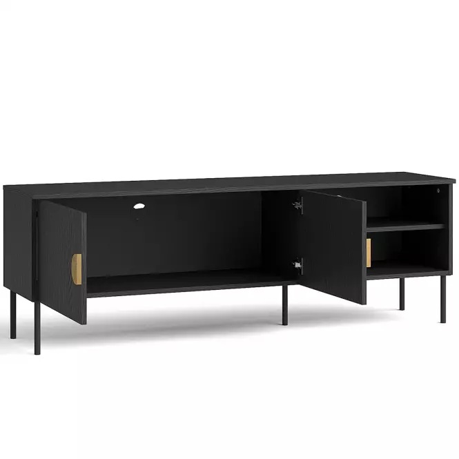TV Stolík Mond 2D 08-B čierna