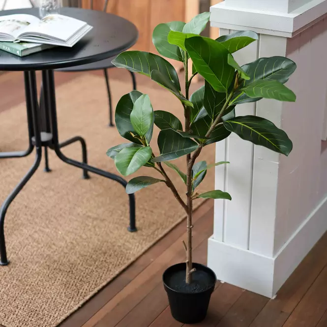 Umelý kvet v kvetináči Ficus Alpine 92 cm