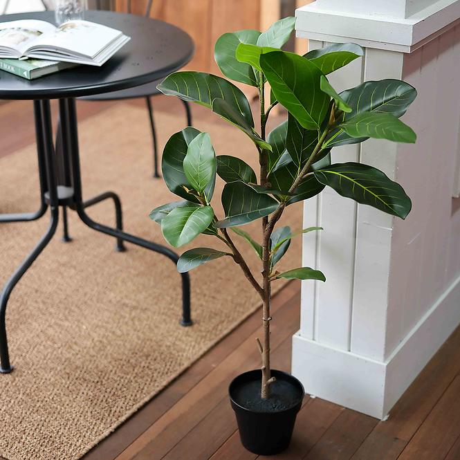 Umelý kvet v kvetináči Ficus Alpine 92 cm