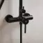 Dažďová sprcha Moza Black s mechanickou batériou,5