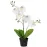Umelá biela orchidea v kvetináči 40 cm
