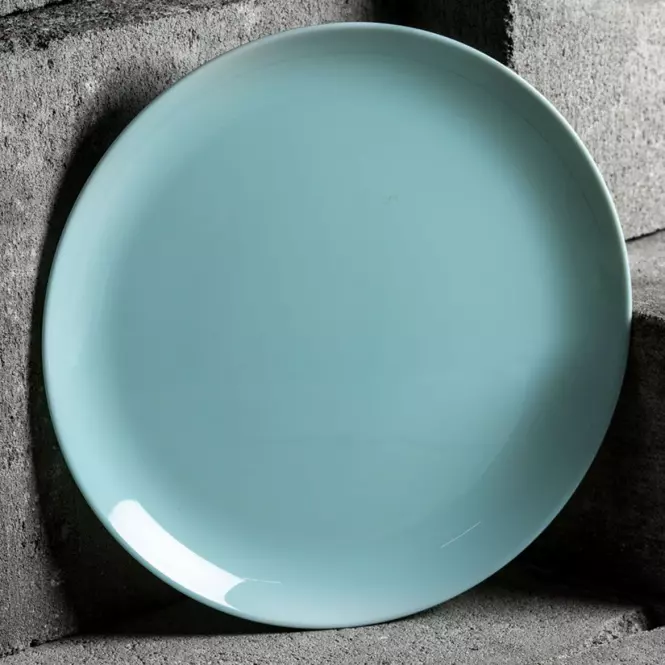 Plytký tanier Diwali 25 cm svetlá tyrkysová 85P2611