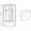 Hydromasážný box Venus Y8857 MM 90/90 W.B. 4 El.,3