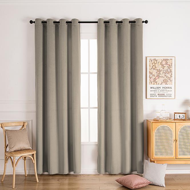 Záves na priechodkách VELVET GY2329/240G/M2/2140x250 cm béžová
