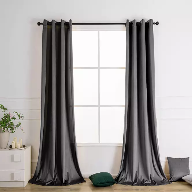 Záves na priechodkách VELVET PB103/200G/M2/46/140x250 cm šedá
