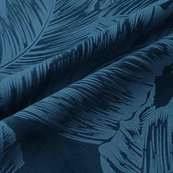 Závesová látka VELVET GY2316/270G/M2/42 280 cm modrá. Tovar na mieru,2