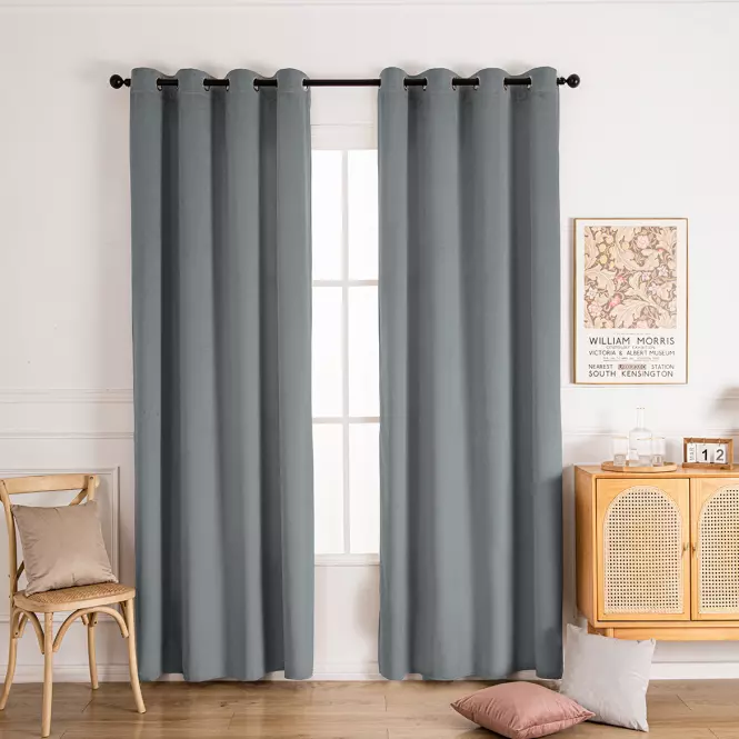 Závesová látka VELVET GY2329/240G/M2/8 150 cm strieborná. Tovar na mieru