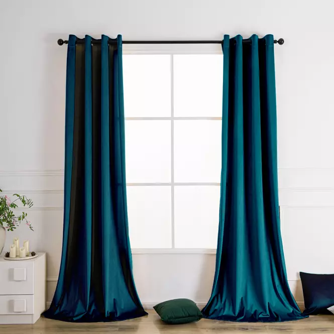 Závesová látka VELVET PB103/200G/M2/11 150 cm morská. Tovar na mieru