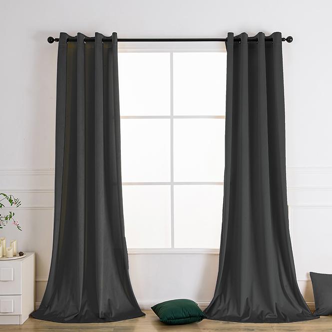 Závesová látka VELVET PB103/200G/M2/47 150 cm tmavá šedá. Tovar na mieru,4