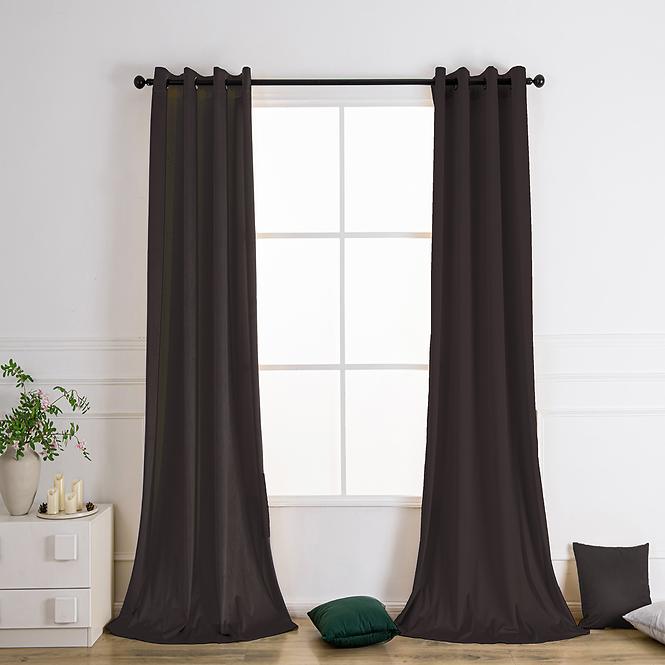 Závesová látka VELVET PB103/200G/M2/6 150 cm hnedá. Tovar na mieru