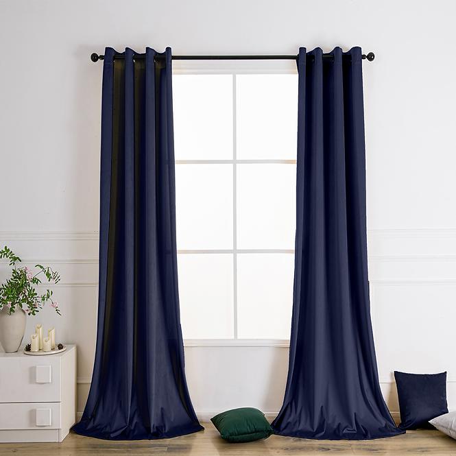 Závesová látka VELVET PB103/200G/M2/9 150 cm modrá. Tovar na mieru,4
