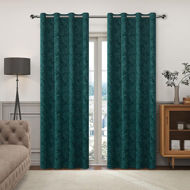 Závesová látka VELVET PB2327/240G/M2/14 280 cm zelená. Tovar na mieru