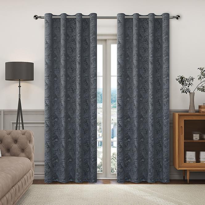 Závesová látka VELVET PB2327/240G/M2/23 280 cm šedá. Tovar na mieru