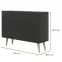 Komoda 120 Toronto Čierna,2