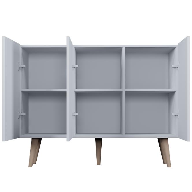 Komoda 120 Toronto Biely,5