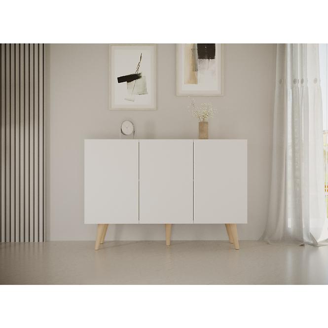 Komoda 120 Toronto Biely,7