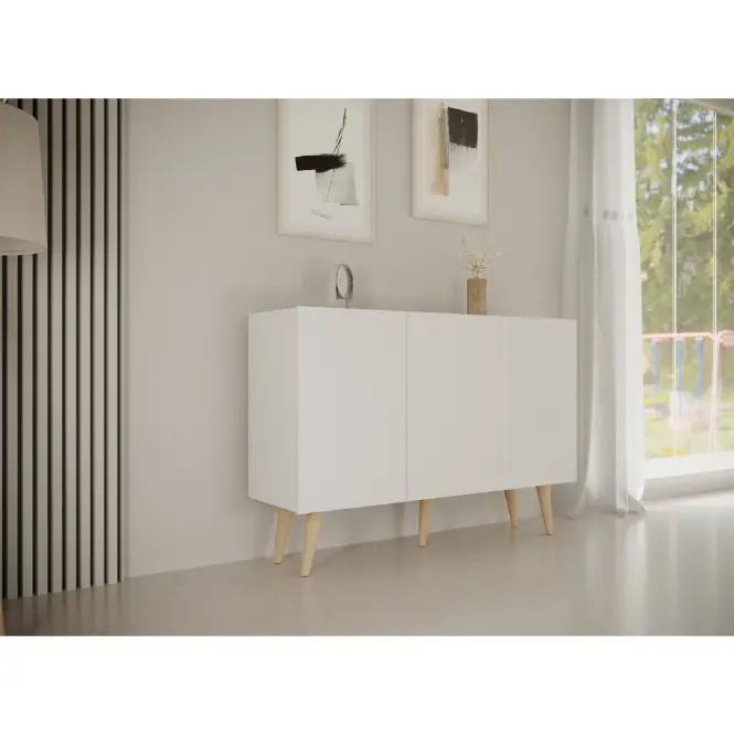Komoda 120 Toronto Biely,8