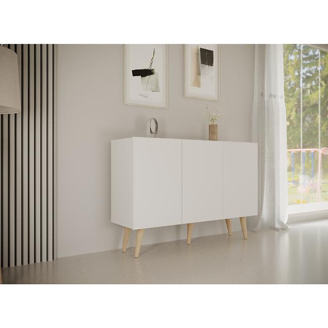 Komoda 120 Toronto Biely,8