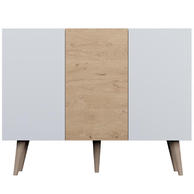 Komoda 120 Toronto Artisan/Biely,4