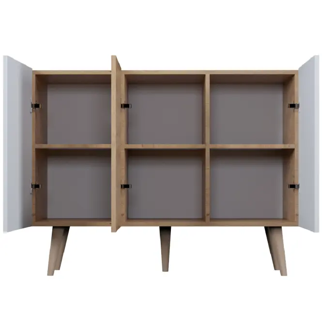 Komoda 120 Toronto Artisan/Biely,5
