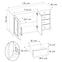 Komoda Borovica KD59 125x76x42,9