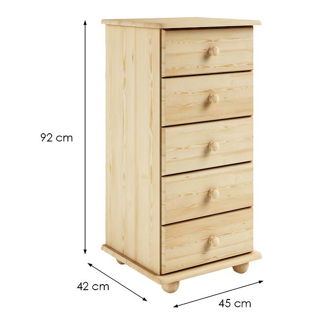 Komoda Borovica KD03 45x92x42
