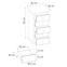 Komoda Borovica KD03 45x92x42,9