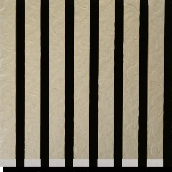 Akustické lamely PS na plsti béžový kameň 21x300x2650 mm