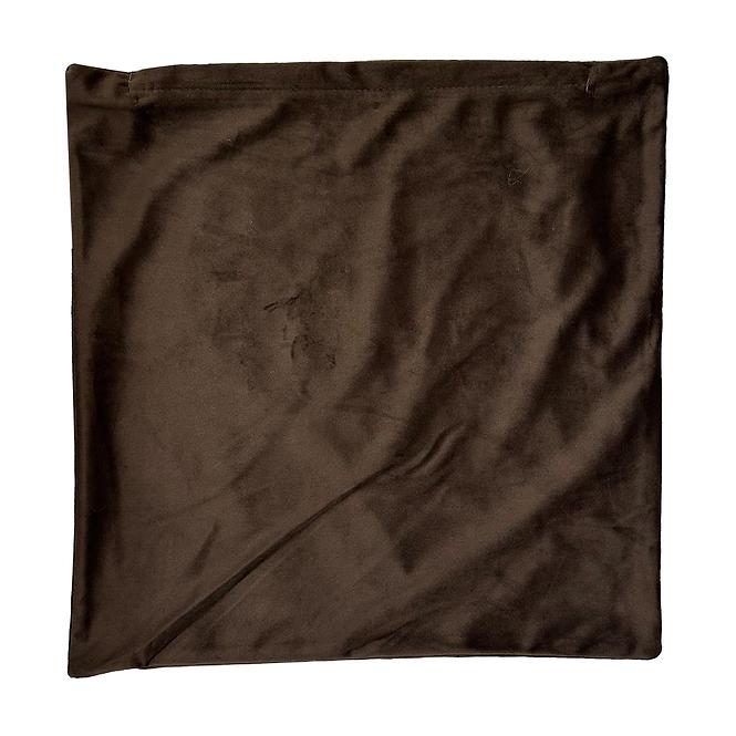 Obliečka Plain Velvet 40x40cm hnedá