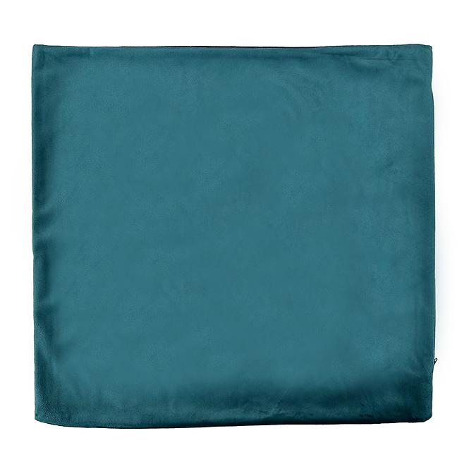 Obliečka Plain Velvet 40x40cm modrá
