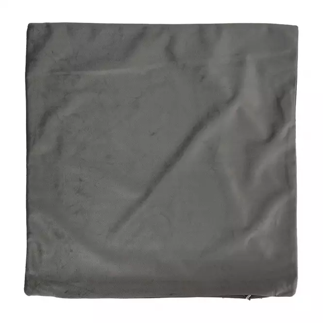 Obliečka Plain Velvet 40x40cm šedá