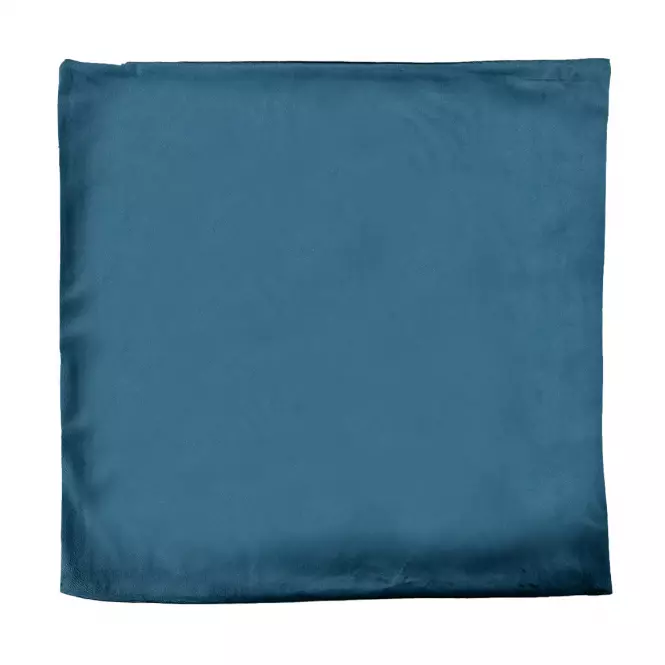 Obliečka Plain Velvet 40x40cm modrá